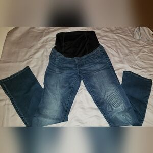 Isabel Maternity Jeans, skinny bootcut leg, size 6/28R